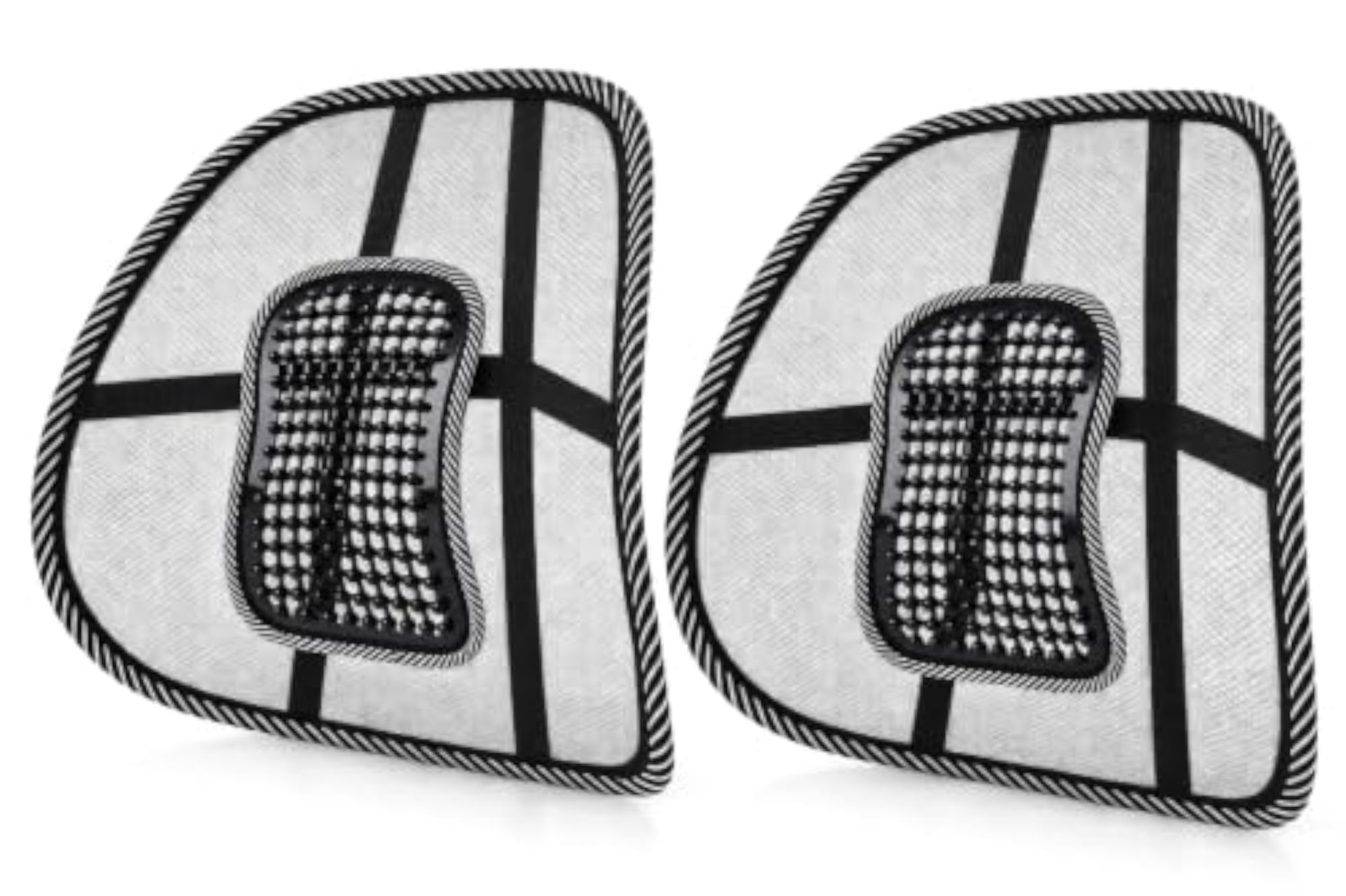 Car Back Support Cushion for Seat, Breathable Mesh Lumbar Support